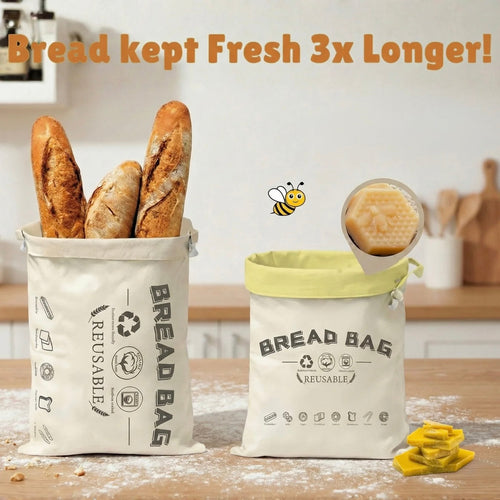 🇨🇦 LoafGuard 100% Beeswax Bread Storage Bag