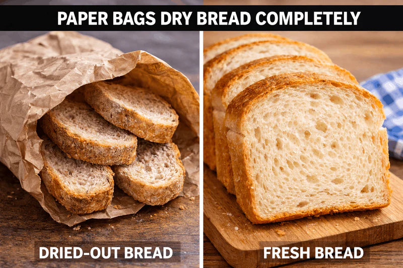 Reason #3: Paper Bags Turn Bread Into Cardboard Overnight