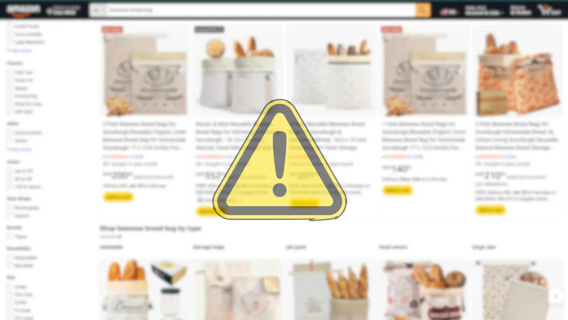 Reason #8: The $18 Amaz*n "Beeswax" Bags Are Complete Garbage